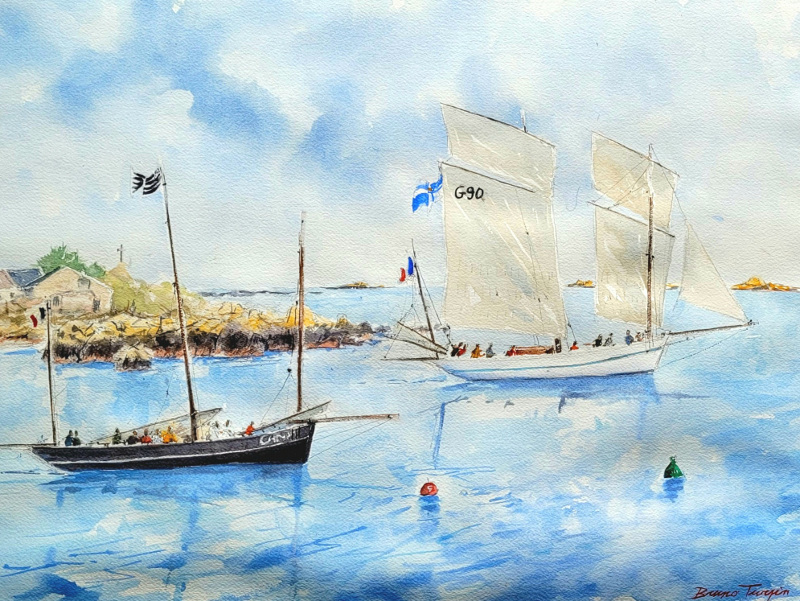 Watercolor 45x60cm, 300g paper